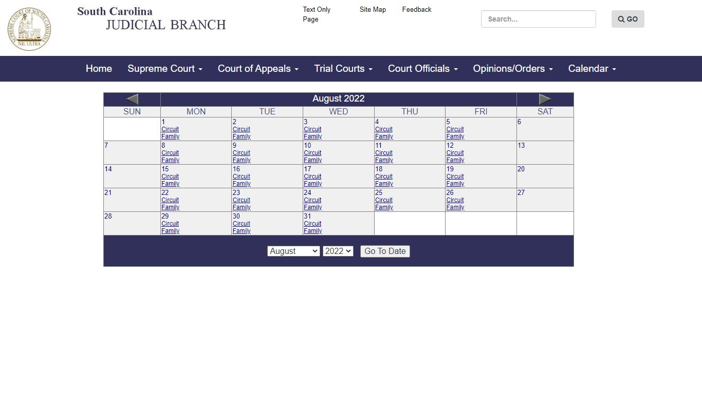 SC Judicial Branch